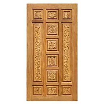 Polished Carved Wood Doors