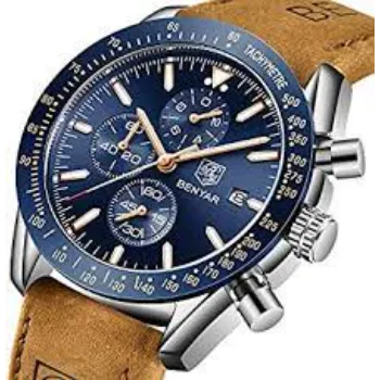  BENYAR Luxury Brand Mens Casual Quartz Watch 