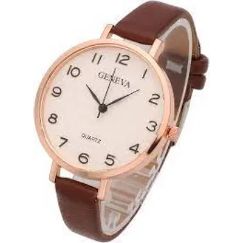  Manifo Ladies Large Dial Face Quartz Watch 