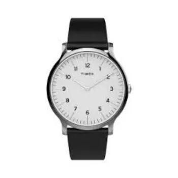 Mens Timex Norway 40mm Leather Strap Watch 