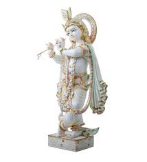Marble Krishna Statue 