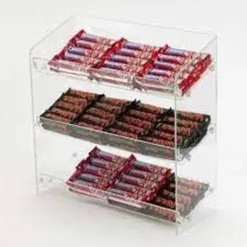 Transparent Chocolate display Rack