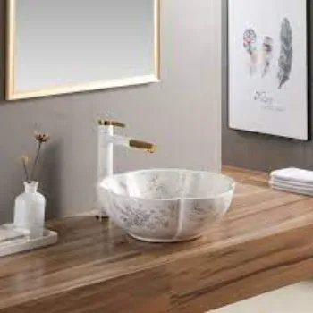 Coated Ceramic Basin