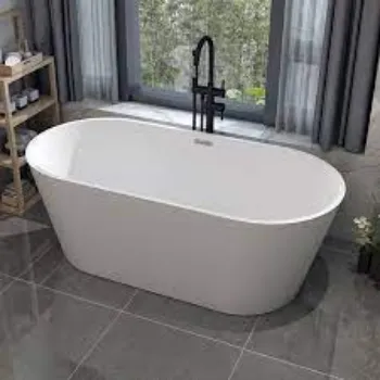Ceramic Bath Tub White Color 