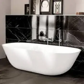 Rectangular Ceramic Bath Tub, Color : White
