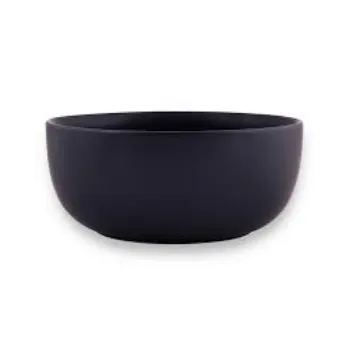 Black Ceramic Bowl