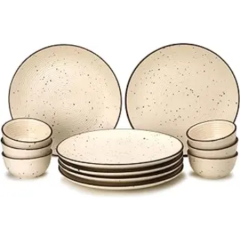 Natural Ceramic Dinner Set