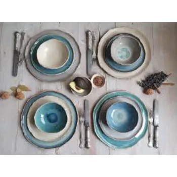Om Shivam Ceramic Dinner Set