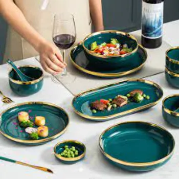 Art Ceramic Dinner Set