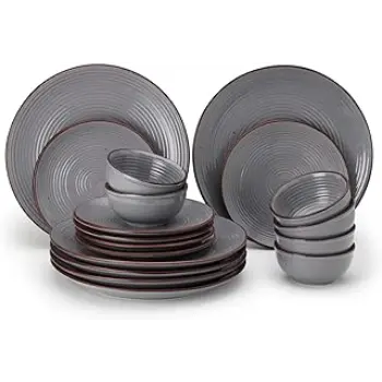 Plain & Printed Ceramic Dinner Set
