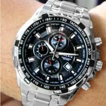  Business Male Steel Date Watches