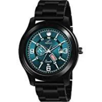  PIRASO Analog Day and Date Working Display Chain Watch 