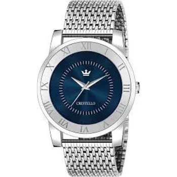  CRESTELLO Metal Chain Anolog Wrist Watch for Men