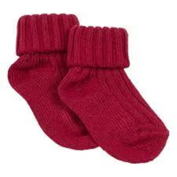 Kids Maroon Socks