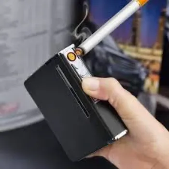 NK Cigarette Case Lighter