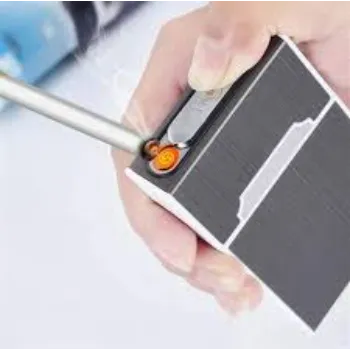 Om Cigarette Case Lighter