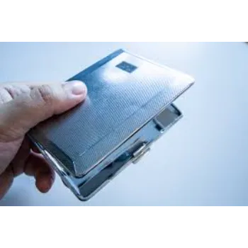 S M Cigarette Case Lighter