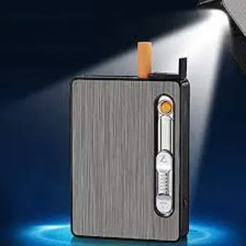 ASHU SMOKES Cigarette Case Lighter