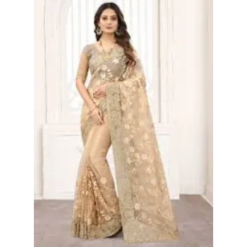 Elegant Look Classic Embroidery Sarees