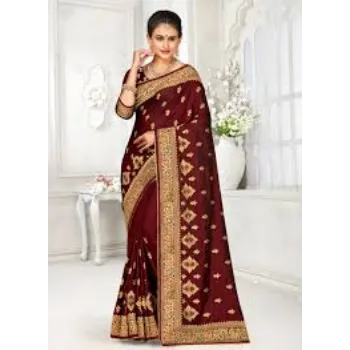 Stylish Classic Embroidery Saree