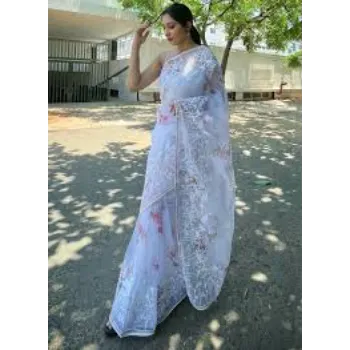 Easy Washable Classic Embroidery Sarees