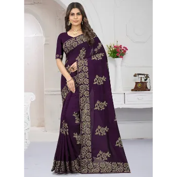 Stylish Embroidery Sarees