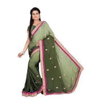 Attractive Classic Embroidery Saree