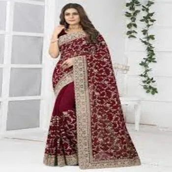 Artistic Classic Embroidery Sarees