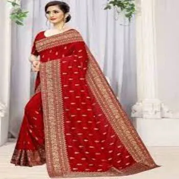Classic Elegant Look Embroidery Sarees