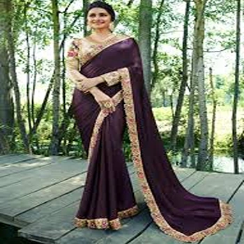Perfect Classic Embroidery Saree for You