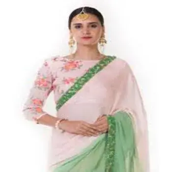 Classic Embroidery Sarees For Ladies