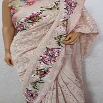 Skin Friendly Classic Embroidery Saree