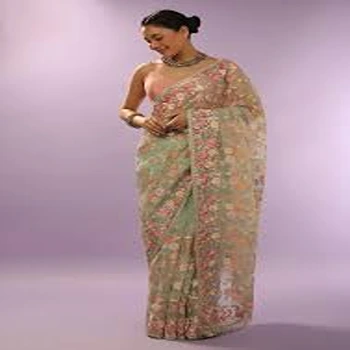 Exclusive Aesthetic Classic Embroidery Saree