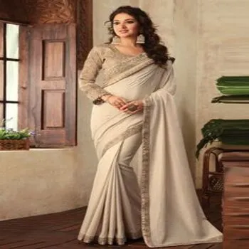 Classic Embroidery Sarees With Blouse