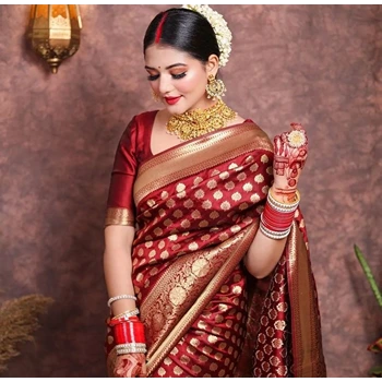 Banarasi Style Bridal Wear Classic Ladies Sarees