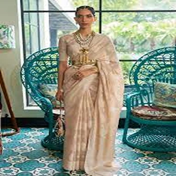 Classy White Classic Ladies Sarees