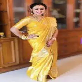 Classic Yellow Ladies Sarees
