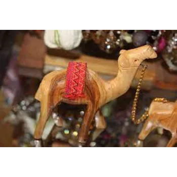Wooden Camel Statue