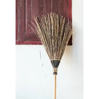 Antique Coconut Stick Broom