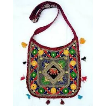 Shiny Look Comfy Embroidered Bags