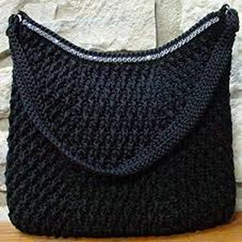 Black Handmade Comfy Ladies Bag