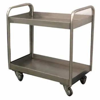 Polished Commercial Kitchen Trolley