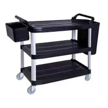 Black Kitchen Trolley