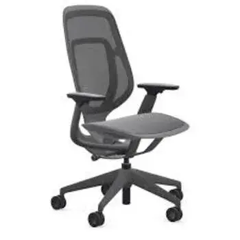 Convent Upholstered Mesh Computer Chair