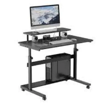 Black Computer Workstation