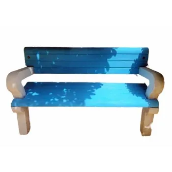 Coated Concrete Bench