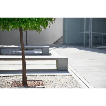 Plain Concrete Bench