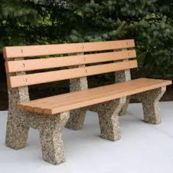 Plain Concrete Bench