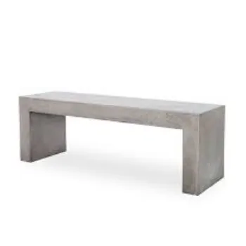 Long Durable Concrete Bench