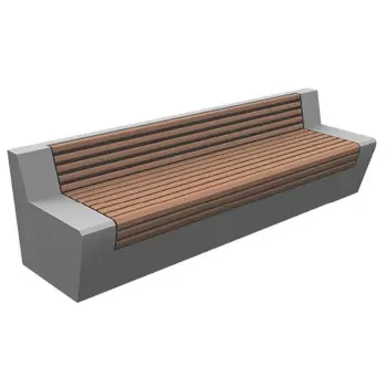 Durable Concrete Bench